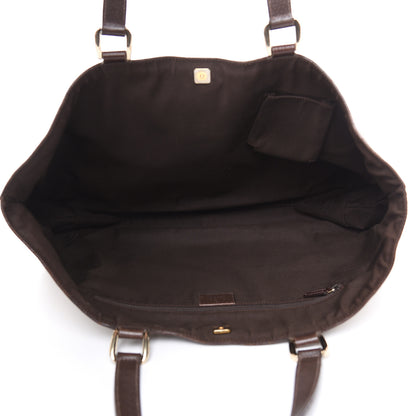 Gucci Monogram Large Abbey Tote Dark Brown 5 of 14