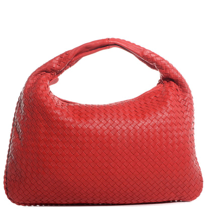 Bottega Veneta Nappa Intrecciato Large Veneta Hobo Corniola 1 of 8