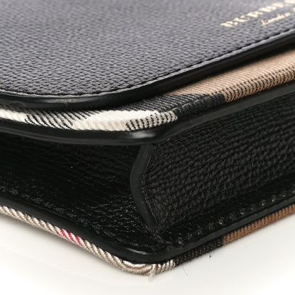 Burberry Calfskin Vintage Check Small Loxley Crossbody Black 8 of 9