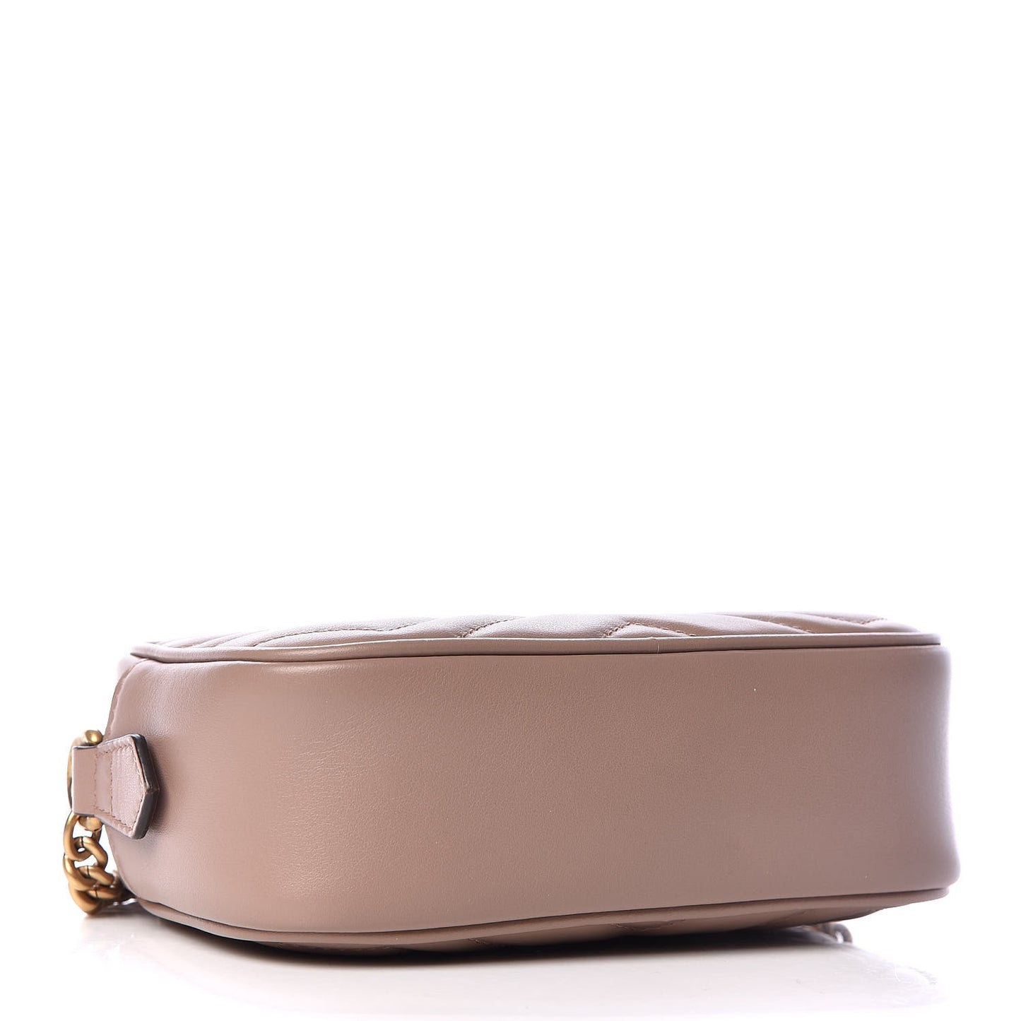 Calfskin Matelasse Mini GG Marmont Chain Shoulder Bag Porcelain Rose