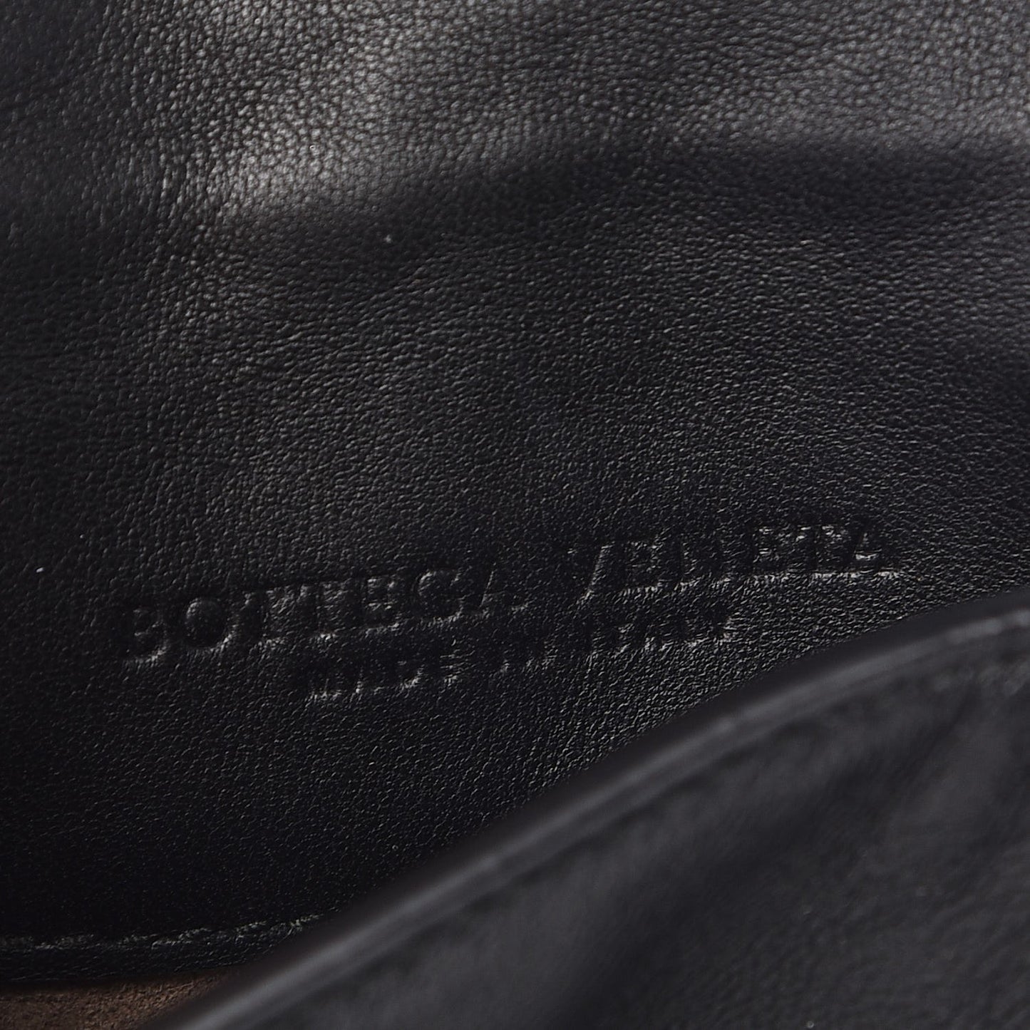 Nappa Intrecciato Two Micro Shoulder Bag Black