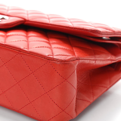 Chanel Lambskin Quilted Medium Double Flap Red 9 of 20
