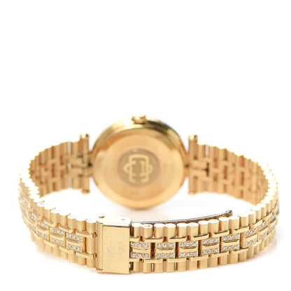 Van Cleef & Arpels 18K Yellow Gold Diamond Bezel 24mm Classic Quartz Watch 3 of 5