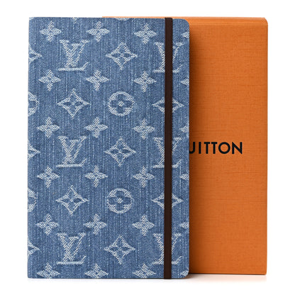 Louis Vuitton Denim Monogram Jane Notebook MM 7 of 7