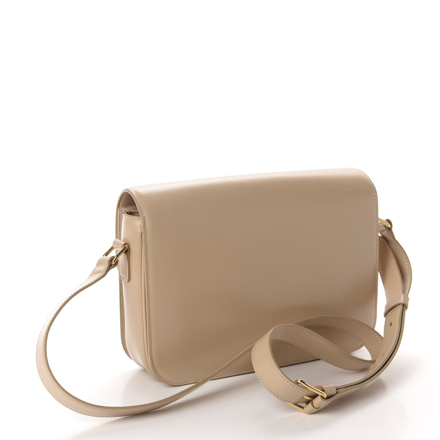 Shiny Calfskin Medium Triomphe Nude