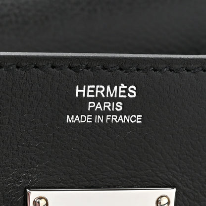 Hermes Evercolor Kelly Messenger PM Black 5 of 9