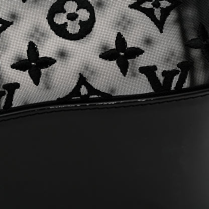 Louis Vuitton Monogram See Through Keepall Bandouliere 50 Black 13 of 18
