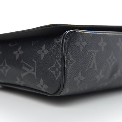 Louis Vuitton Monogram Eclipse District PM Black 7 of 9