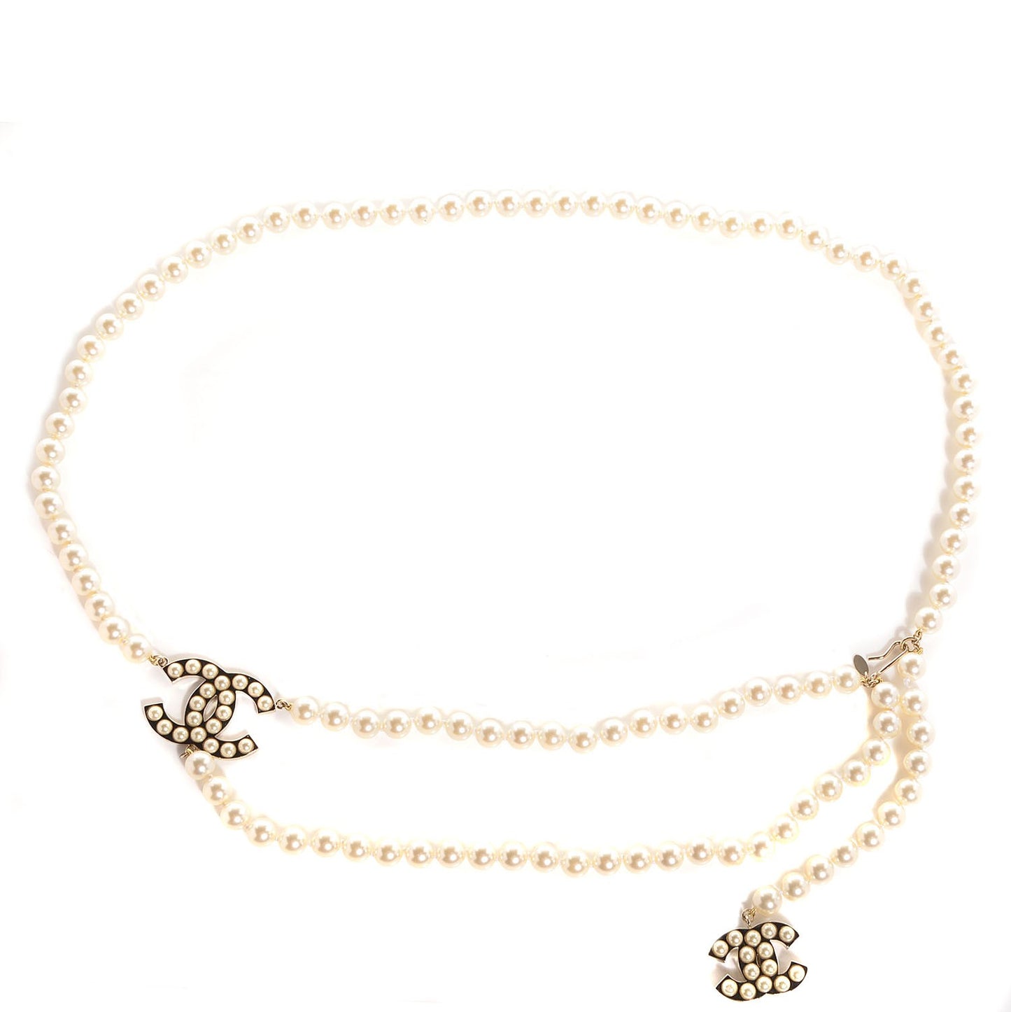Pearl CC Double Standard Belt Gold