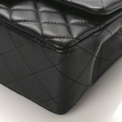 Chanel Lambskin Quilted Mini Rectangular Flap Black 9 of 10