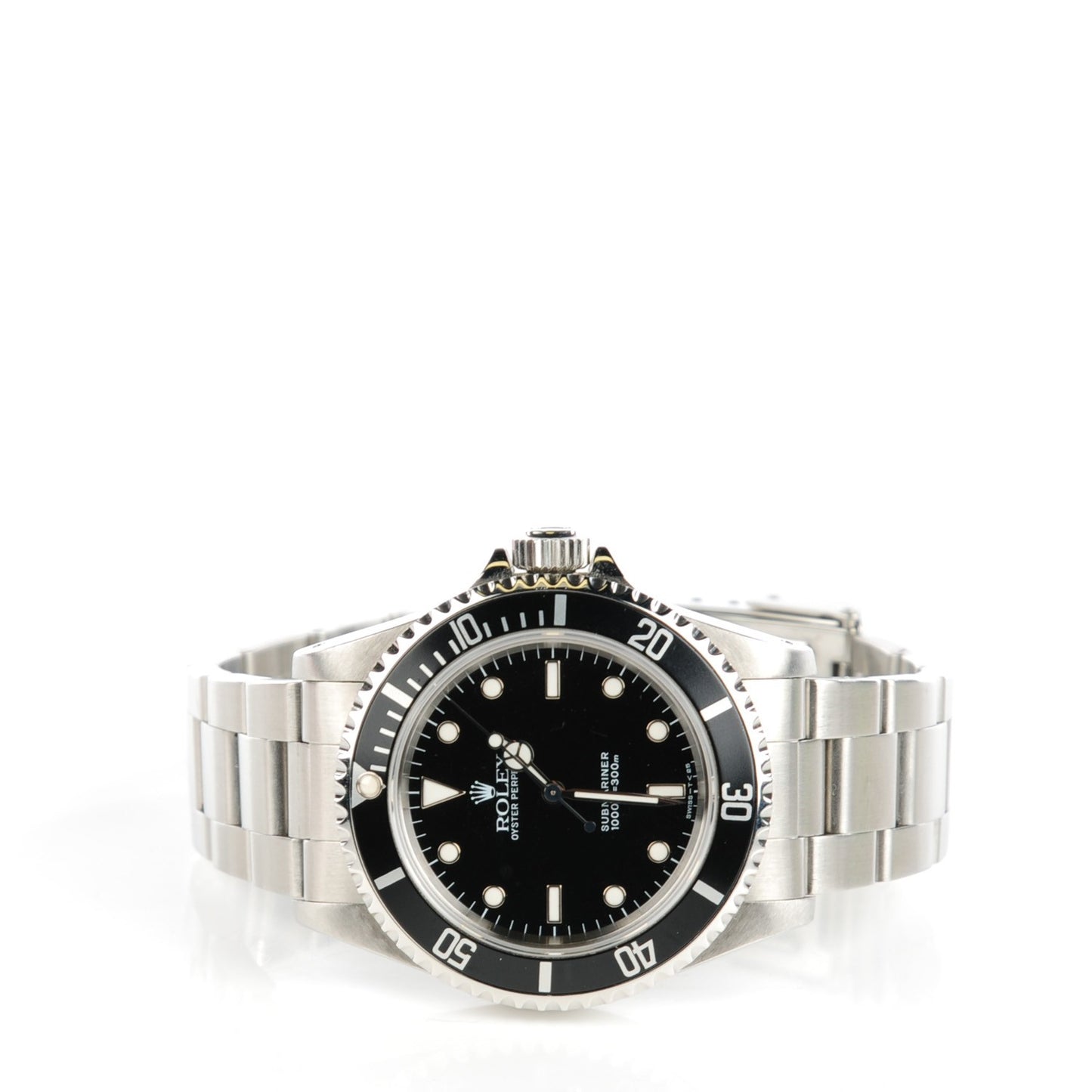 Stainless Steel 40mm Oyster Perpetual Submariner Date Watch Black 16610