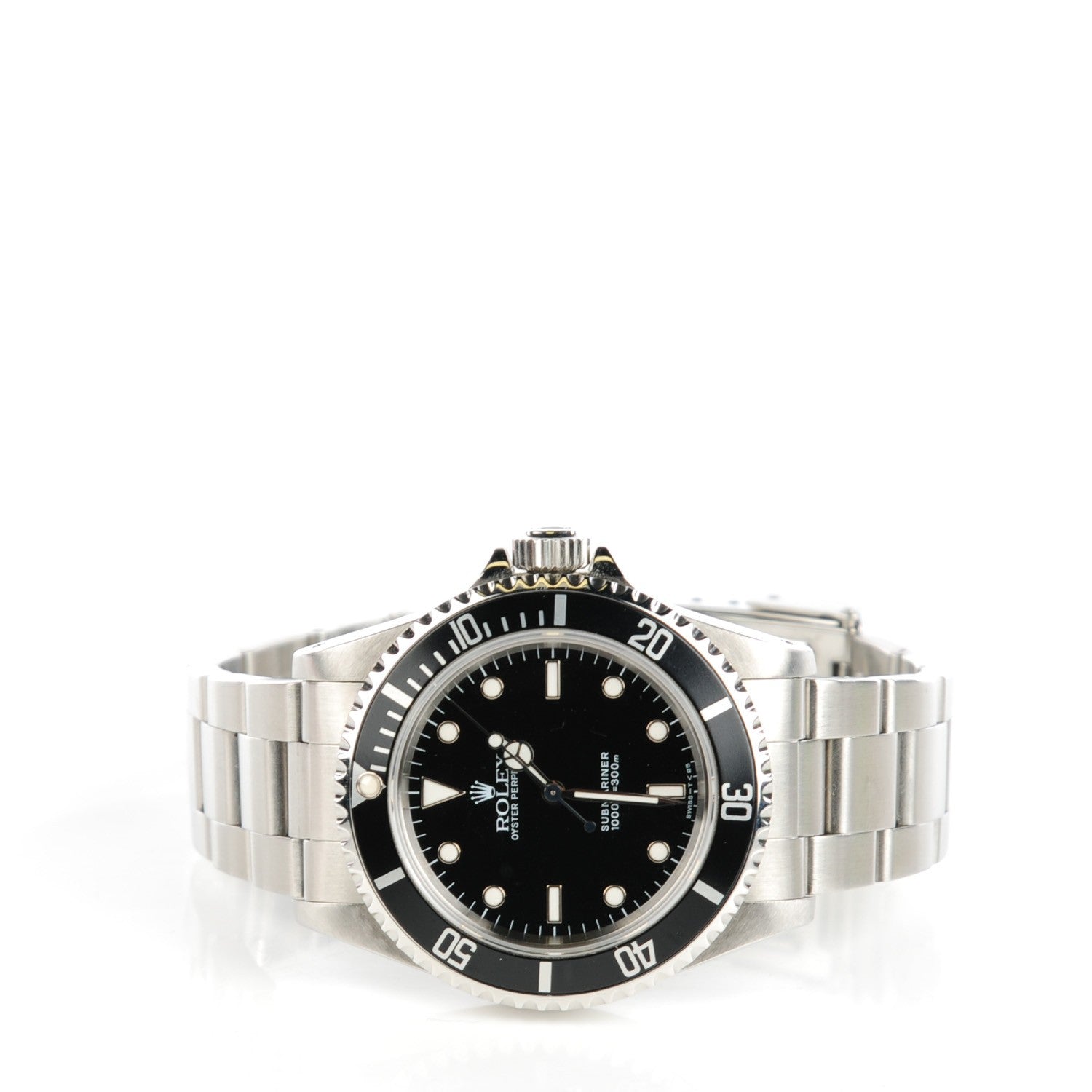 Rolex Stainless Steel 40mm Oyster Perpetual Submariner Date Watch Black 16610 3 of 6
