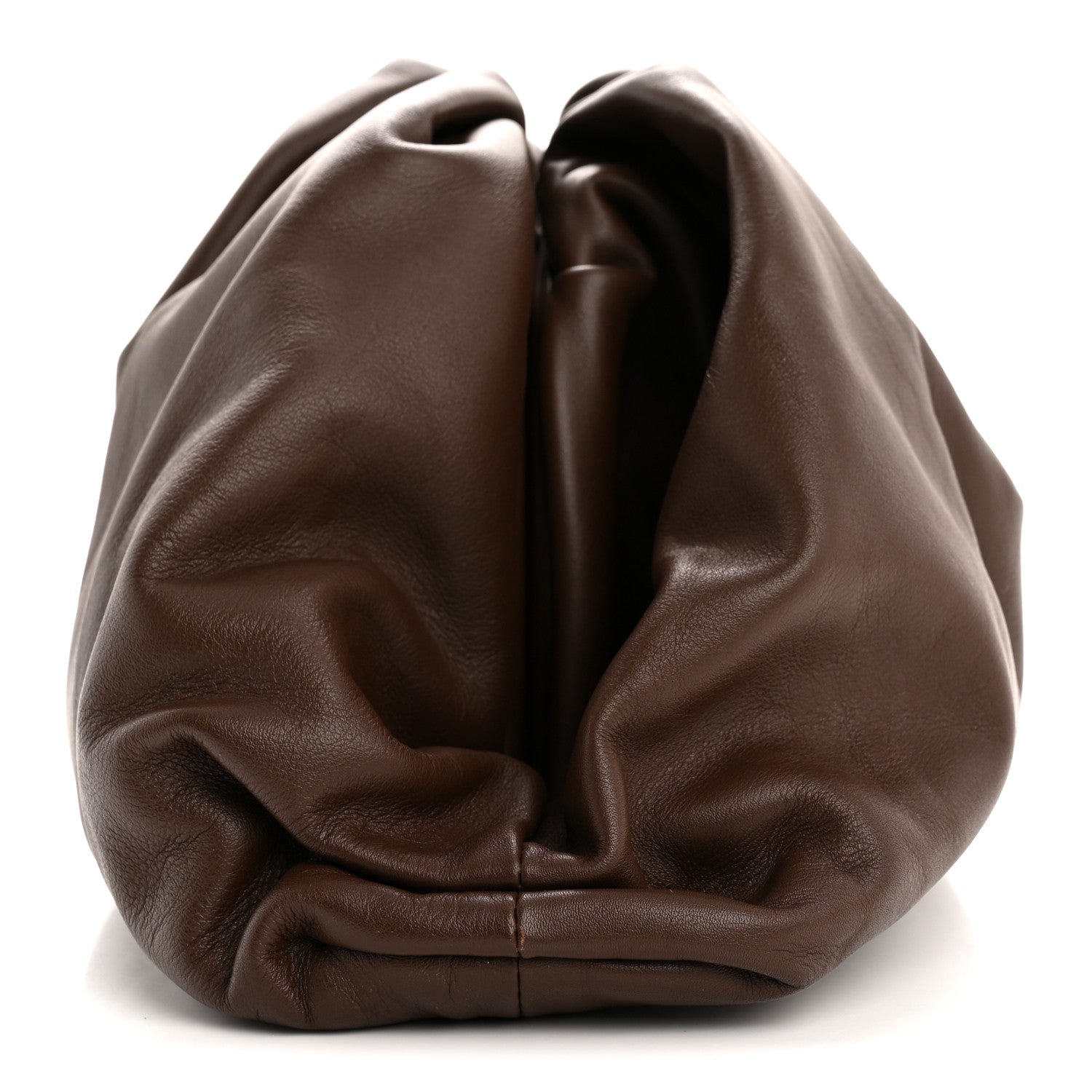 Bottega Veneta Smooth Butter Calf The Pouch Oversized Clutch Brownie 11 of 12