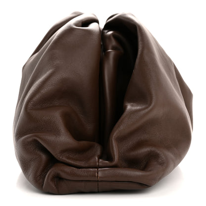 Bottega Veneta Smooth Butter Calf The Pouch Oversized Clutch Brownie 11 of 12