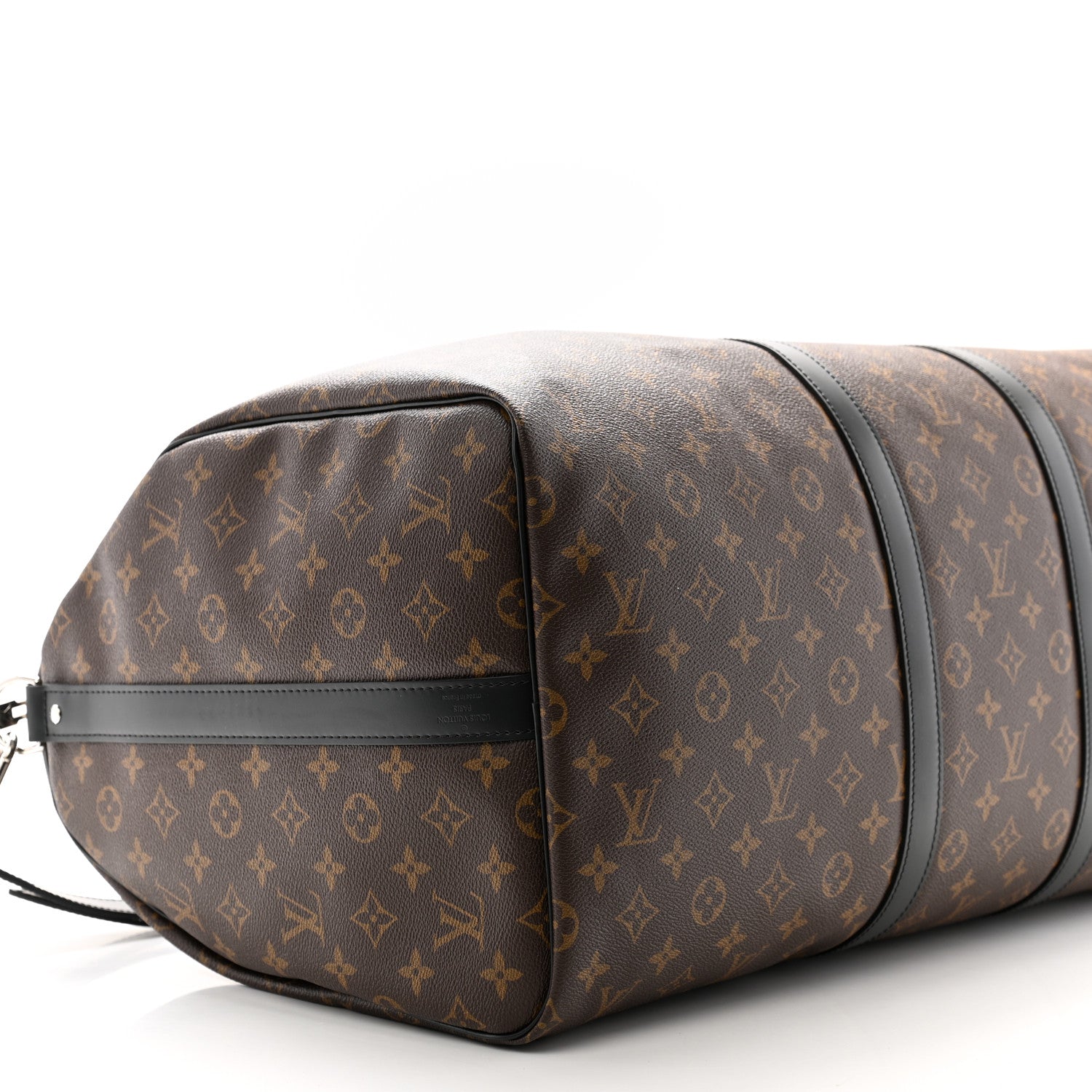 Louis Vuitton Monogram Macassar Keepall Bandouliere 55 7 of 9