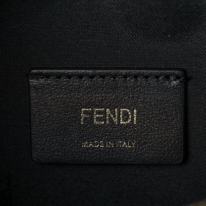 Fendi Vitello Century Bi-Color FF 1974 Embossed Mini Camera Case Maya Black 10 of 14