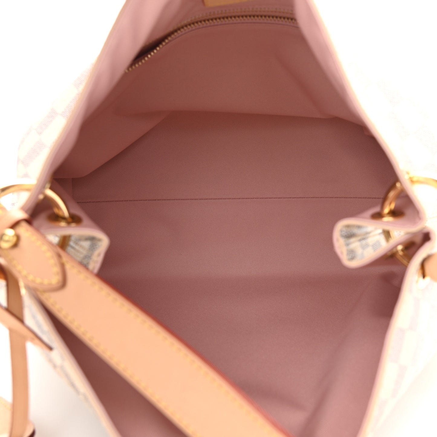 Damier Azur Graceful PM Rose Ballerine