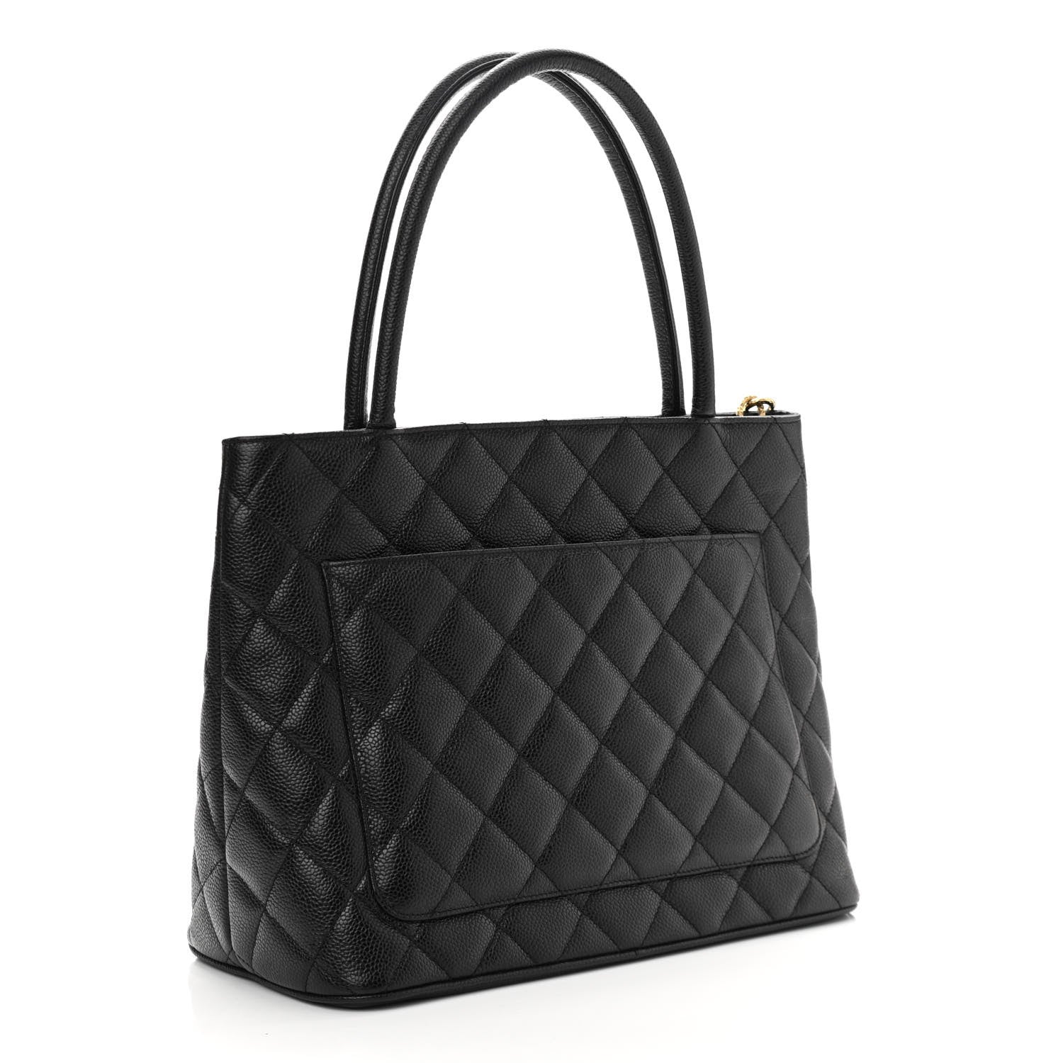 Chanel Caviar Quilted Medallion Tote Black 3 of 10
