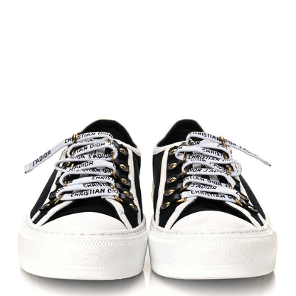 Christian Dior Canvas Walk'N'Dior Low Top Sneakers 37 Black 2 of 9