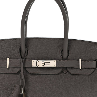 Hermes Togo Birkin 30 Etain 15 of 23