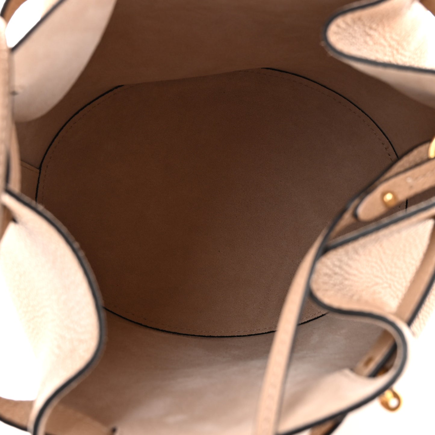 Small Classic Grain Calfskin Small Abbey Bucket Bag Rosewater