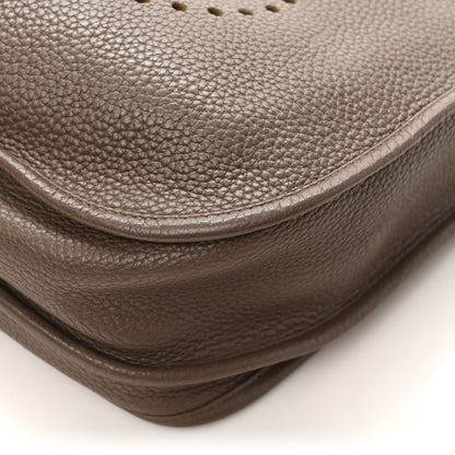 Hermes Taurillon Clemence Evelyne III GM Etain 10 of 10