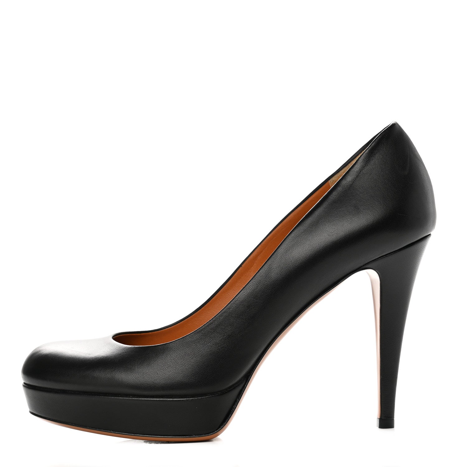 Gucci Nappa Betty Platform High Heel Pumps 38.5 Black 1 of 9