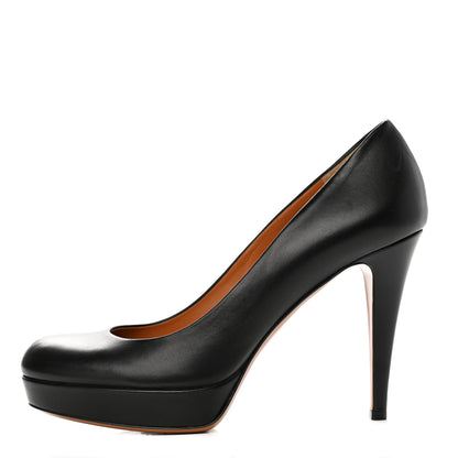 Gucci Nappa Betty Platform High Heel Pumps 38.5 Black 1 of 9
