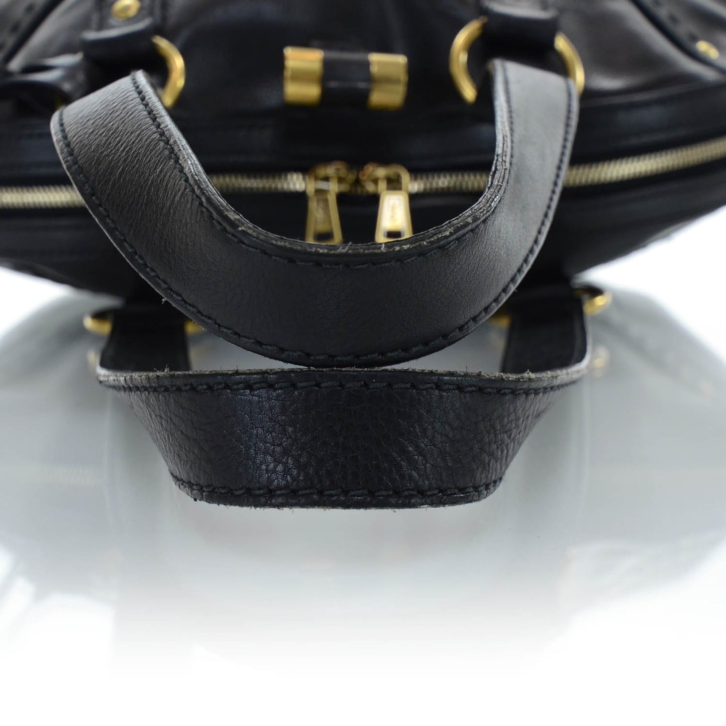 Leather Oversized Muse Black