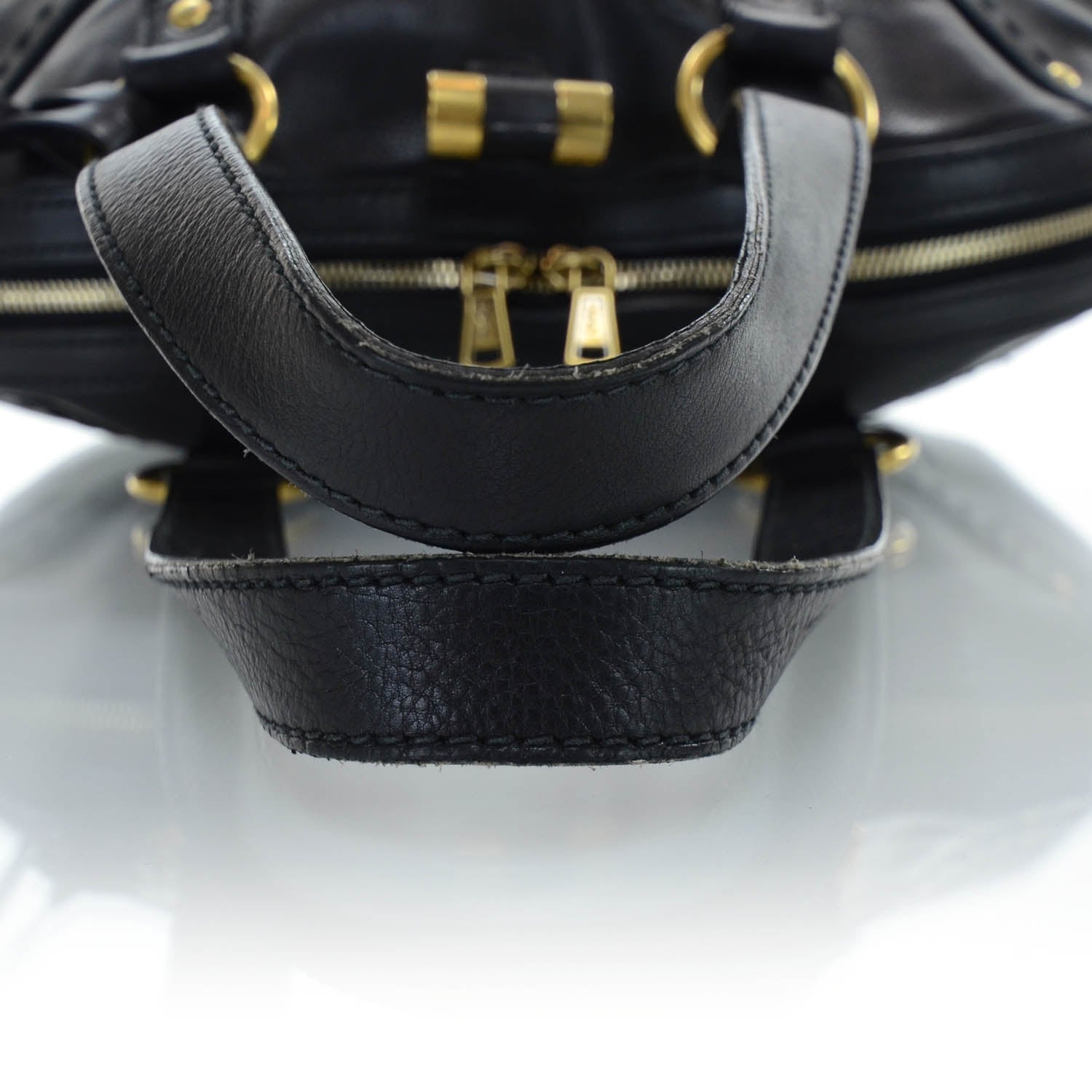 Saint Laurent Leather Oversized Muse Black 4 of 14