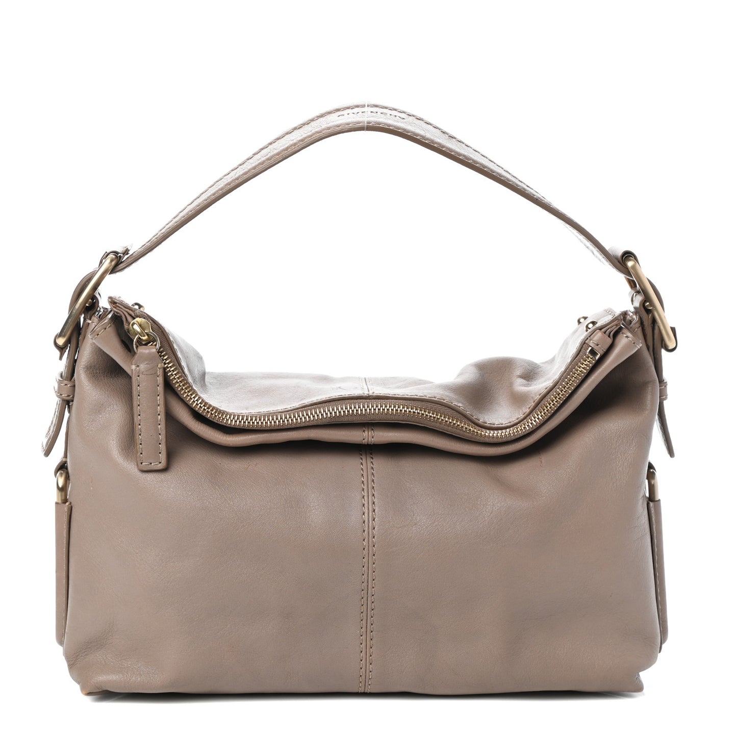 Sugar Goatskin Shoulder Bag Beige