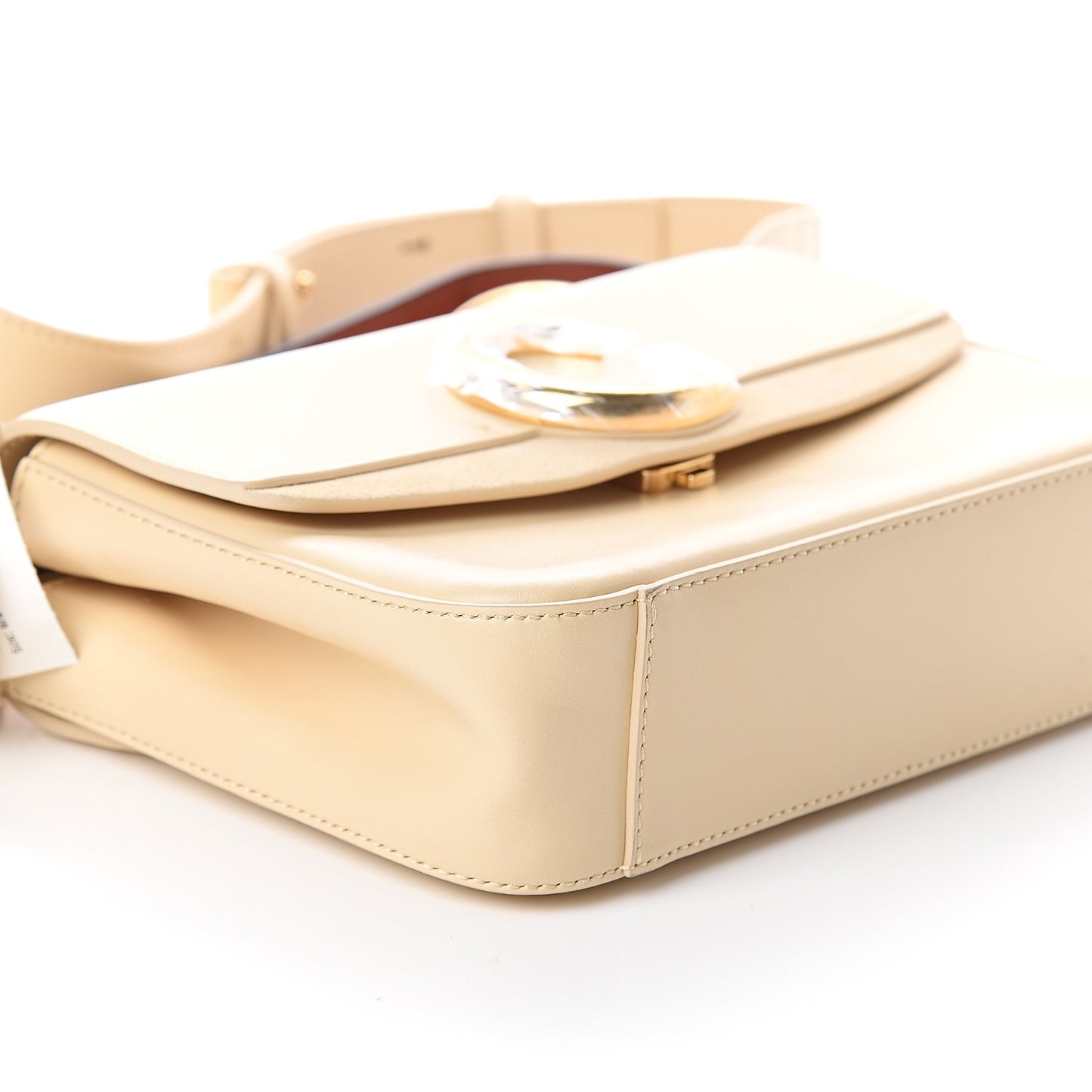 Calfskin Small C Double Carry Blondie Beige