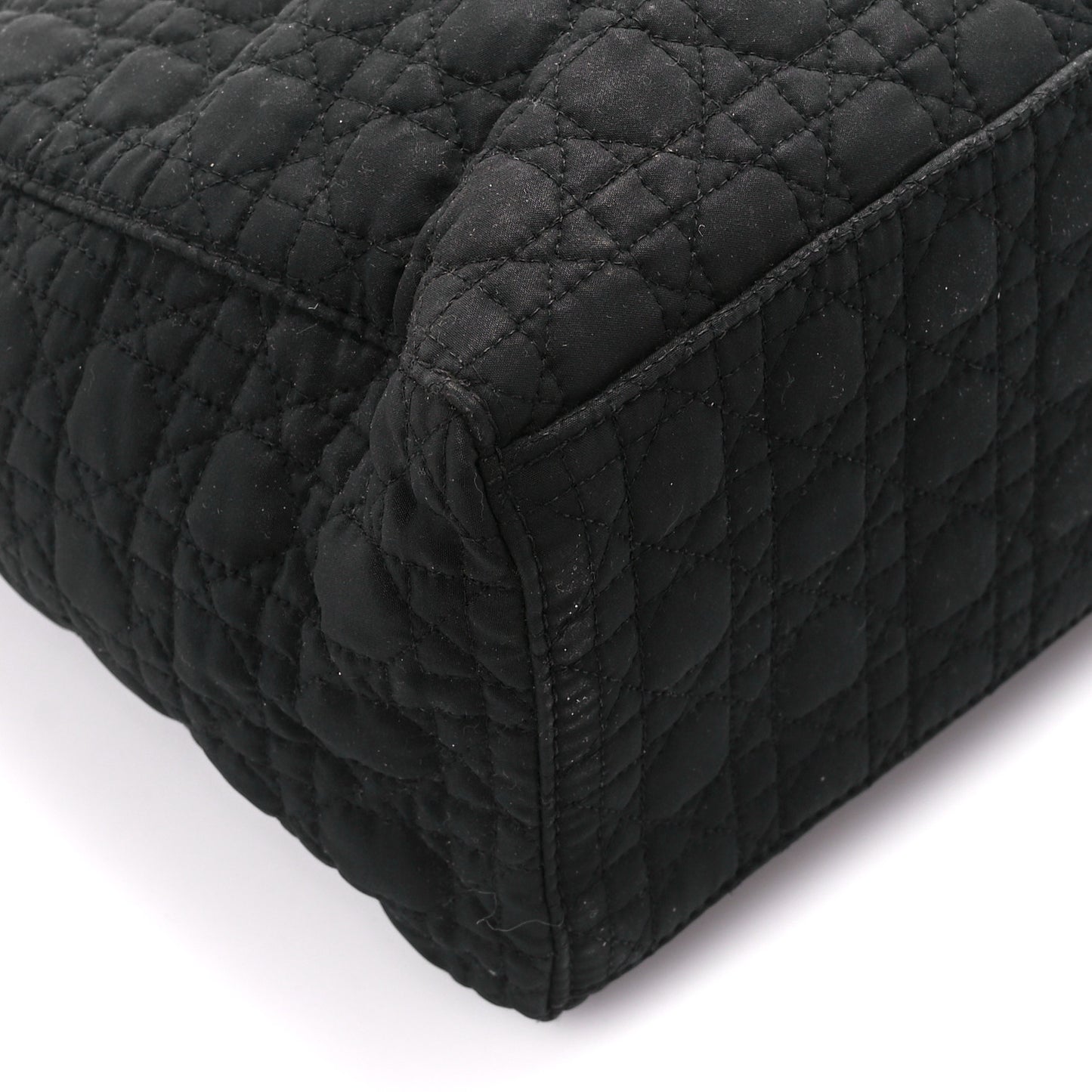 Nylon Cannage Large Lady Dior Black