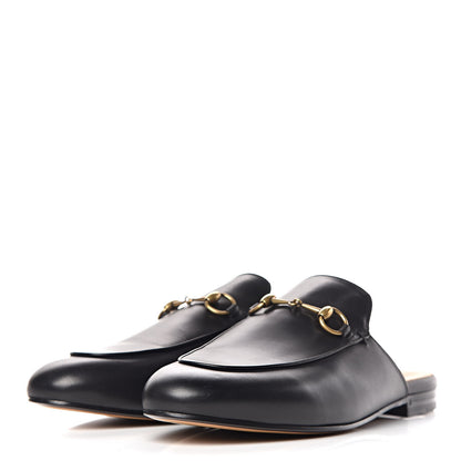 Gucci Calfskin Womens Princetown Slippers 39.5 Black 3 of 9