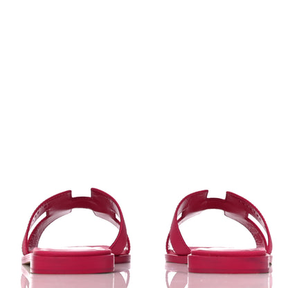 Hermes Epsom Oran Sandals 38 Rouge Azalee 6 of 10