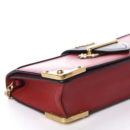 Prada City Calf Saffiano Cahier Pochette Fuoco Black 7 of 9
