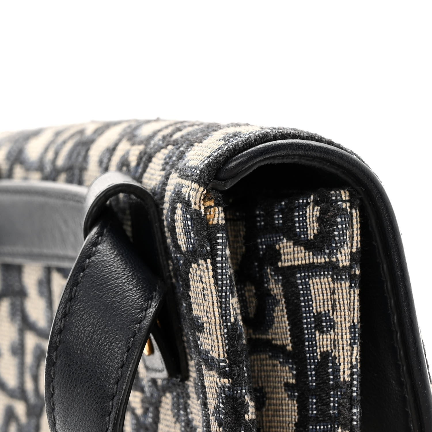 Christian Dior Oblique Saddle Belt Bag Blue 13 of 13