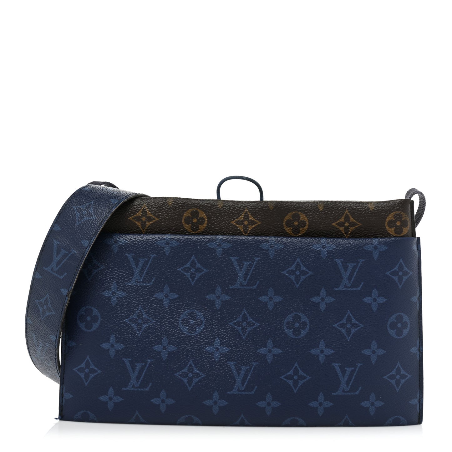 Monogram Small Outdoor Pouch Pacific Blue