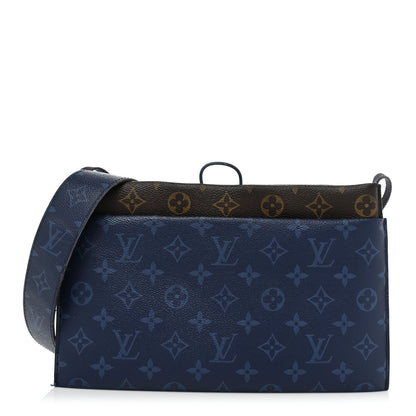 Louis Vuitton Monogram Small Outdoor Pouch Pacific Blue 1 of 17