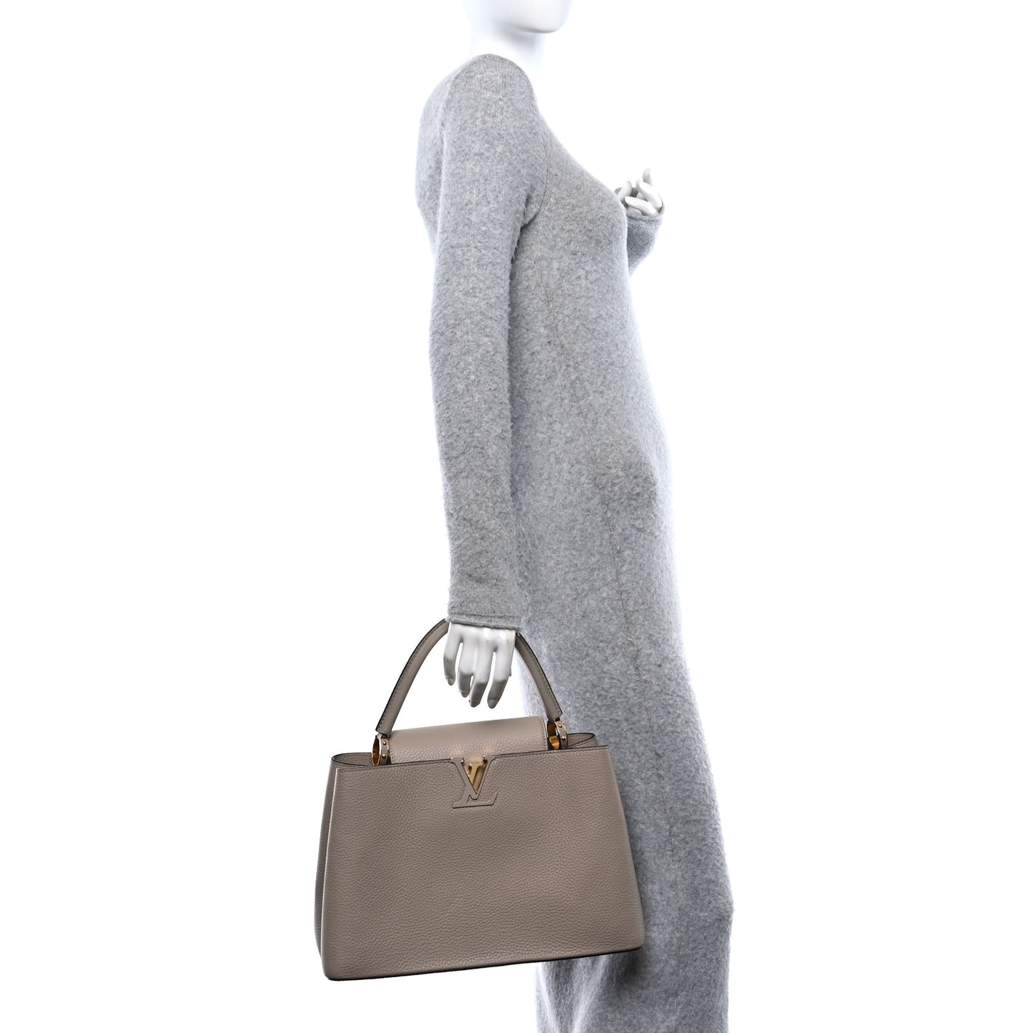 Taurillon Capucines MM Galet