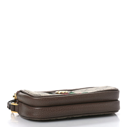 Gucci GG Supreme Monogram Web Ophidia Wristlet Beige New Acero 4 of 9