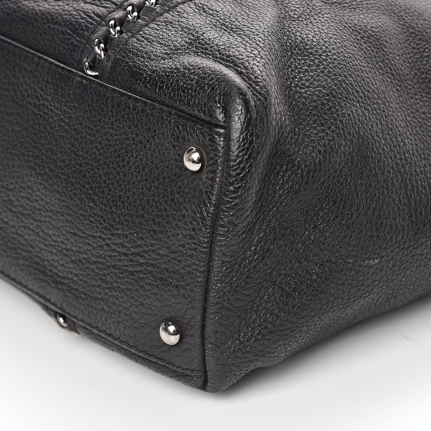 Deerskin Luxe Ligne Tote Black