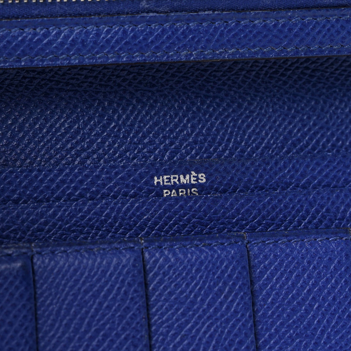 Epsom Bearn Gusset Wallet Bleu Electrique