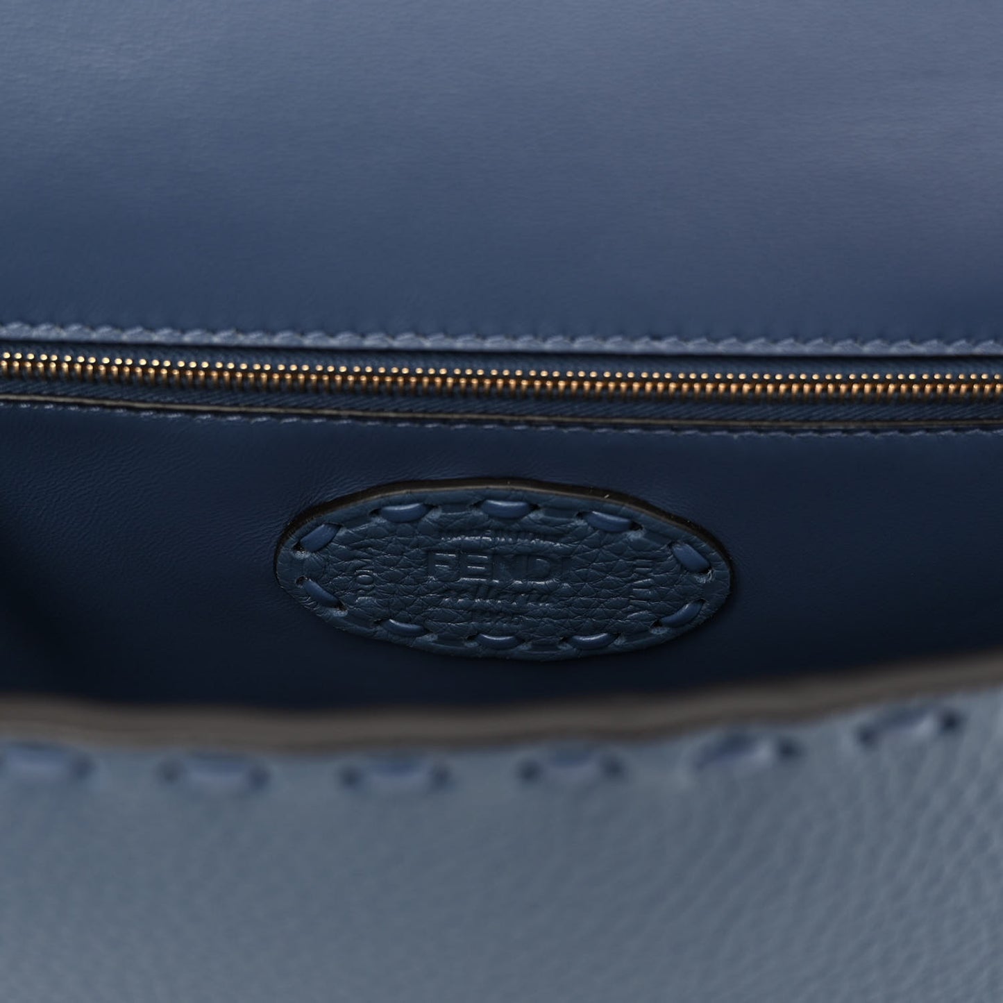 Cuoio Roma Sellerissima Nappa Sintetica Tape Stitch Baguette Mirto