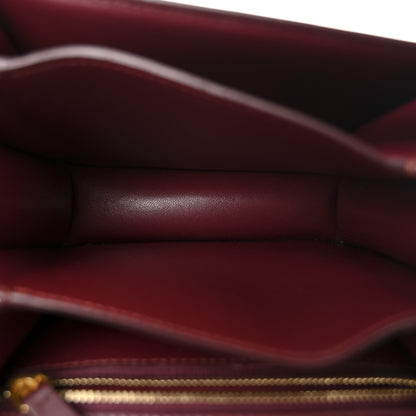 Celine Box Calfskin Small Classic Box Flap Bag Burgundy 5 of 11