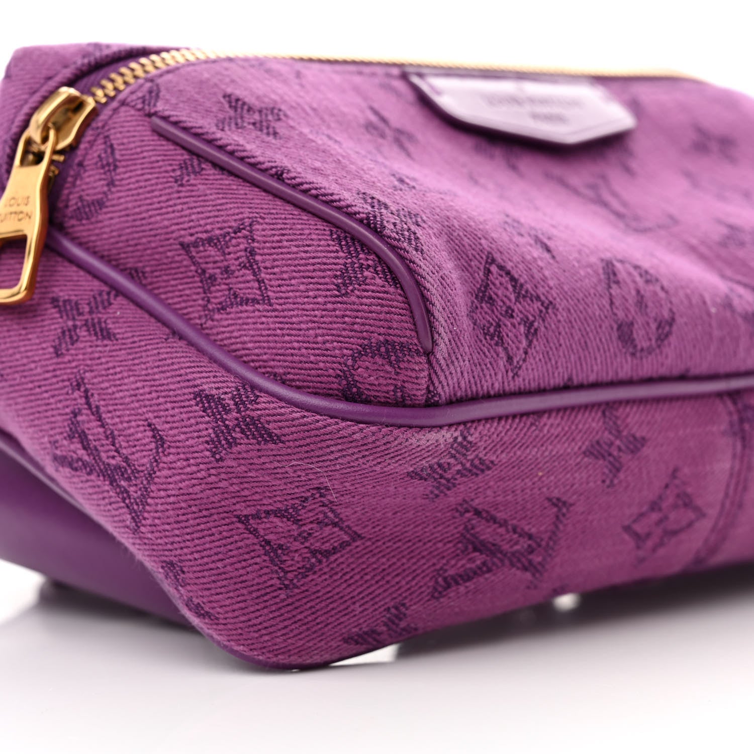 Louis Vuitton Denim Monogram Outdoor Bumbag Purple 9 of 10