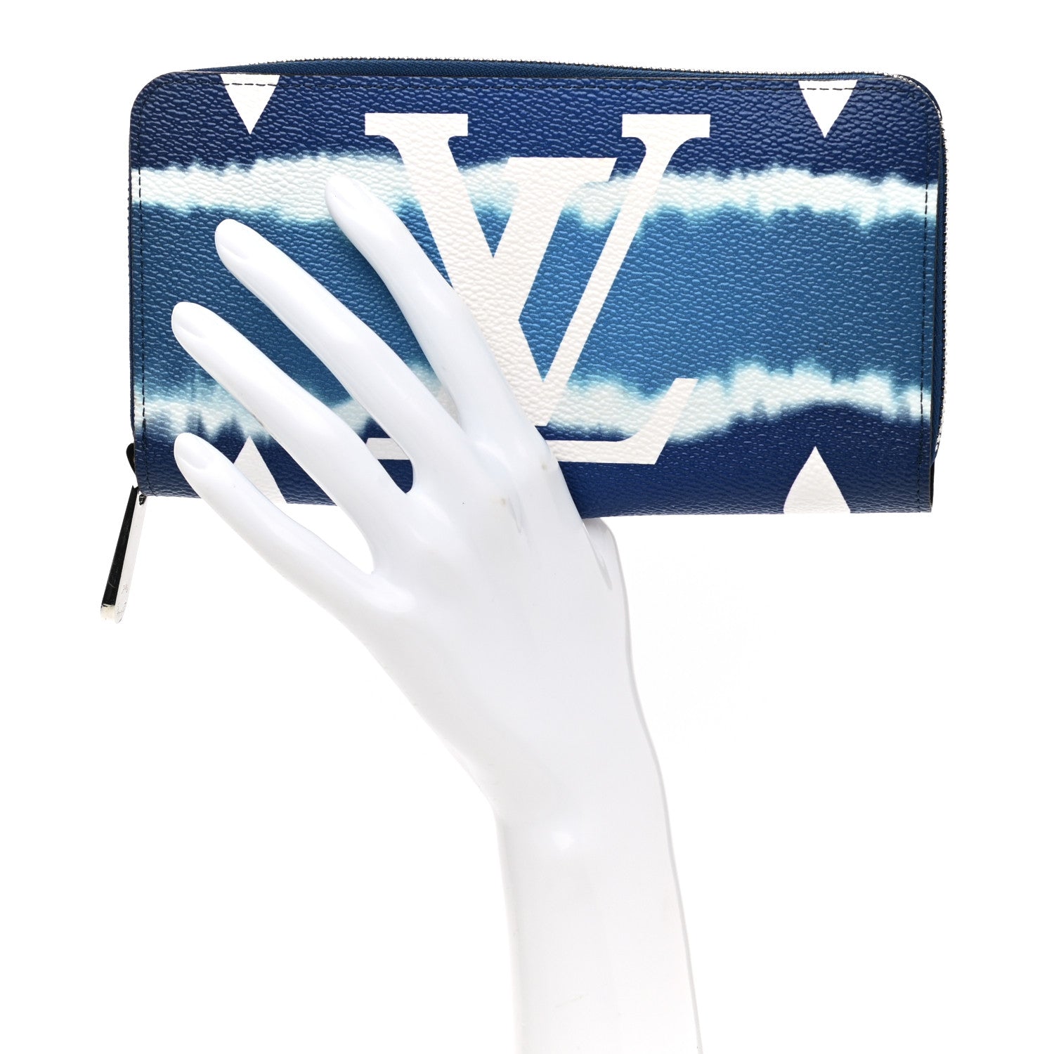 Louis Vuitton Monogram Escale Zippy Wallet Blue 2 of 7