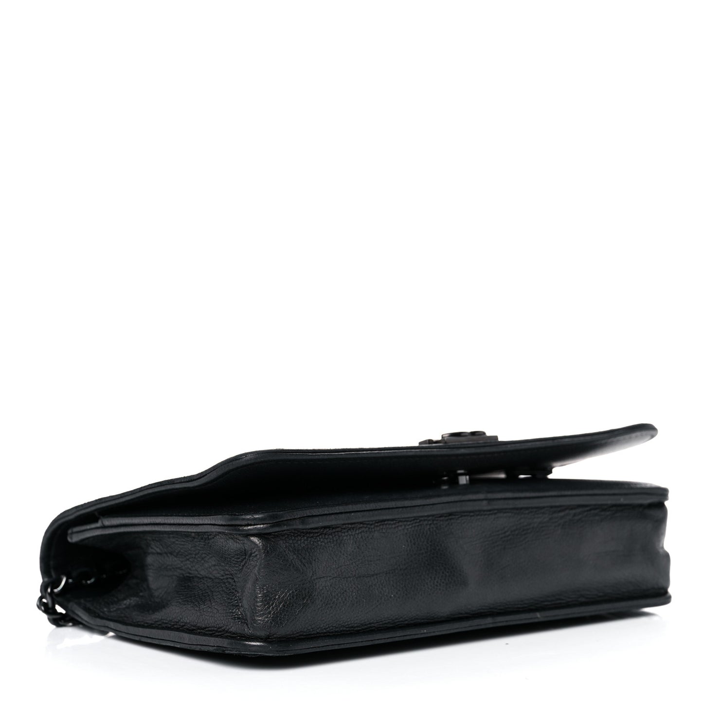 Caviar Quilted Boy Wallet On Chain WOC So Black