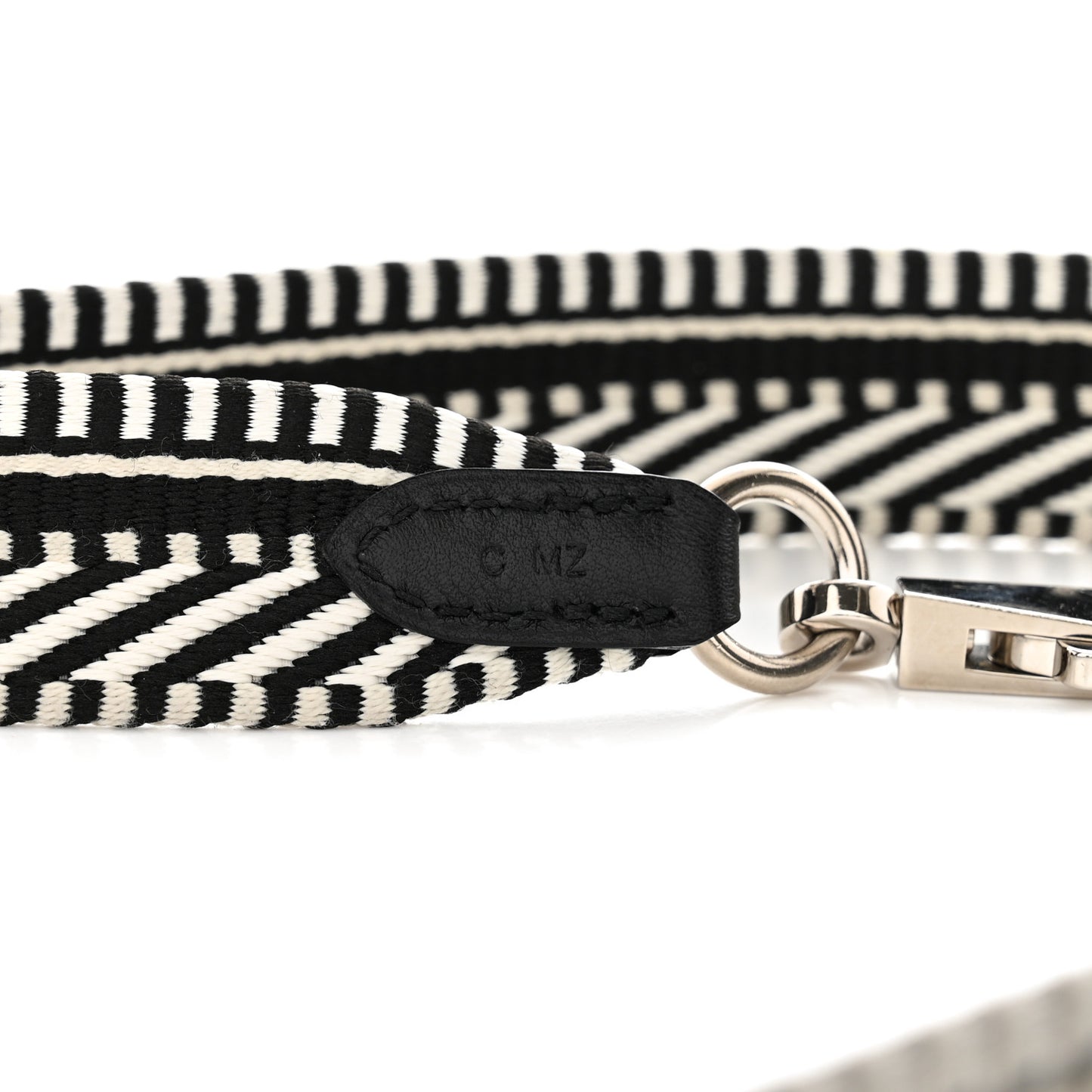 Toile Swift 25mm Sangle Cavale Shoulder Strap Black Ecru