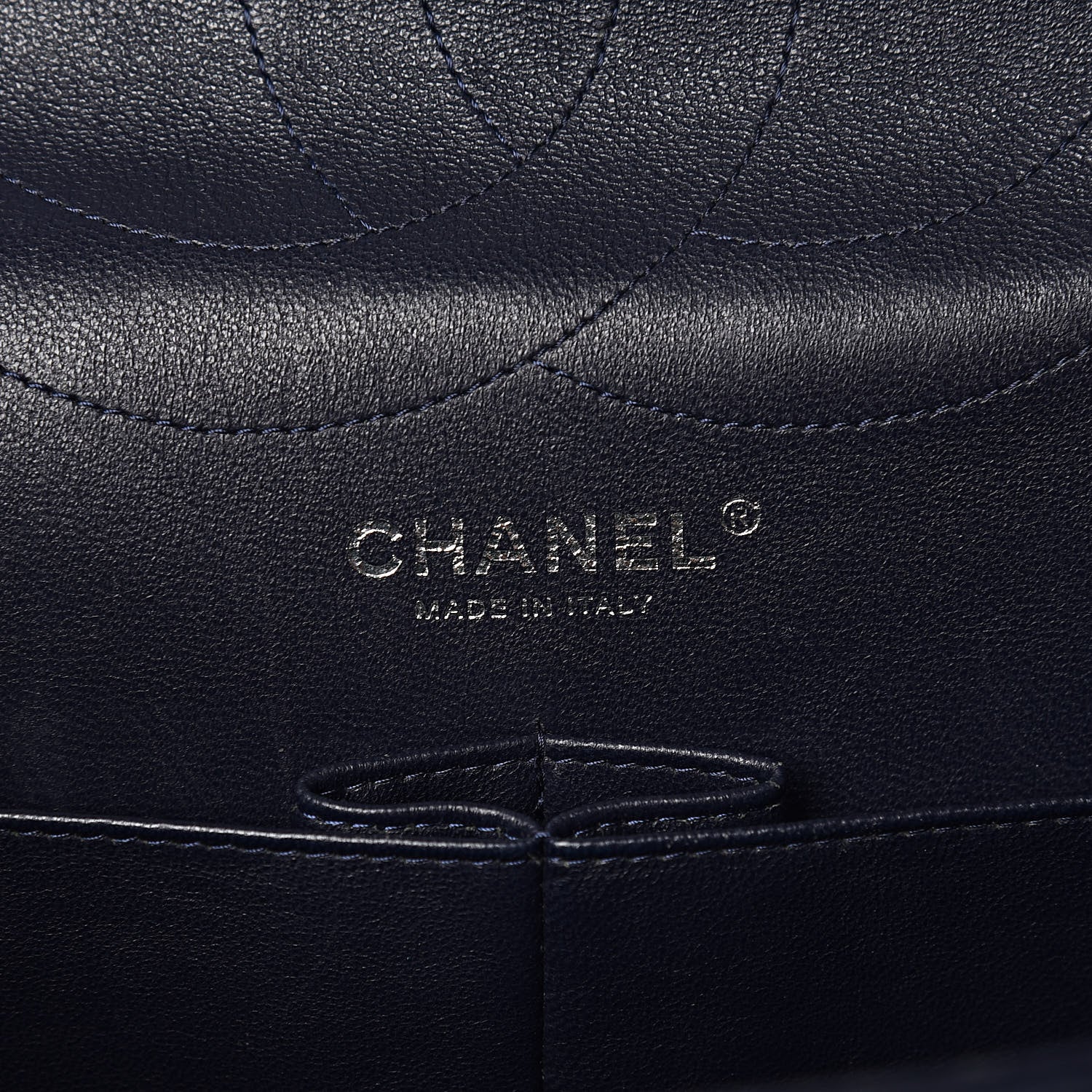 Chanel Aged Calfskin Quilted 2.55 Reissue 227 Flap Navy Blue 7 of 11